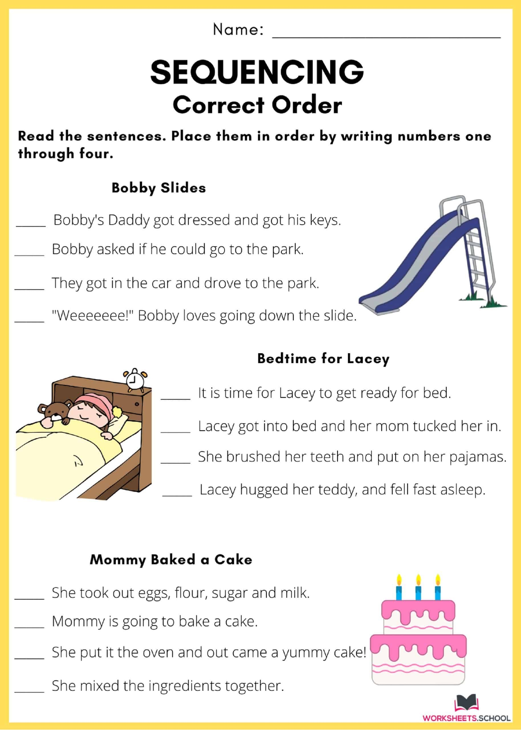 10 Printable Sequencing Worksheets Free EduWorksheets Worksheets Library