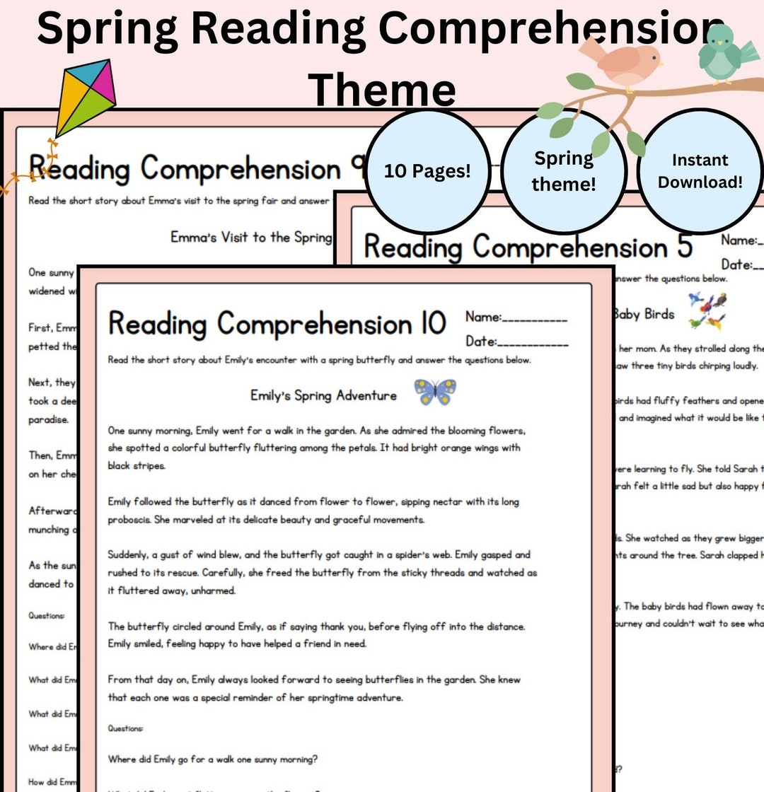 Reading Comprehension Strategies Worksheets