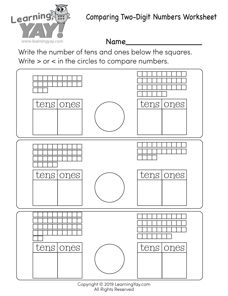 Free Printable Reading Worksheets On Comparing
