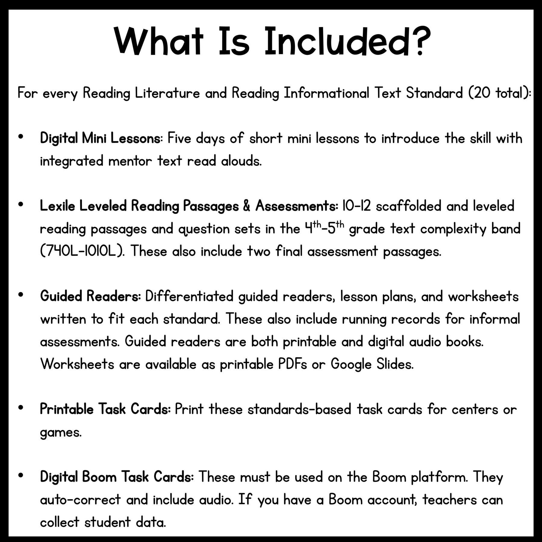 Reading Comprehension 4th Grade Worksheets