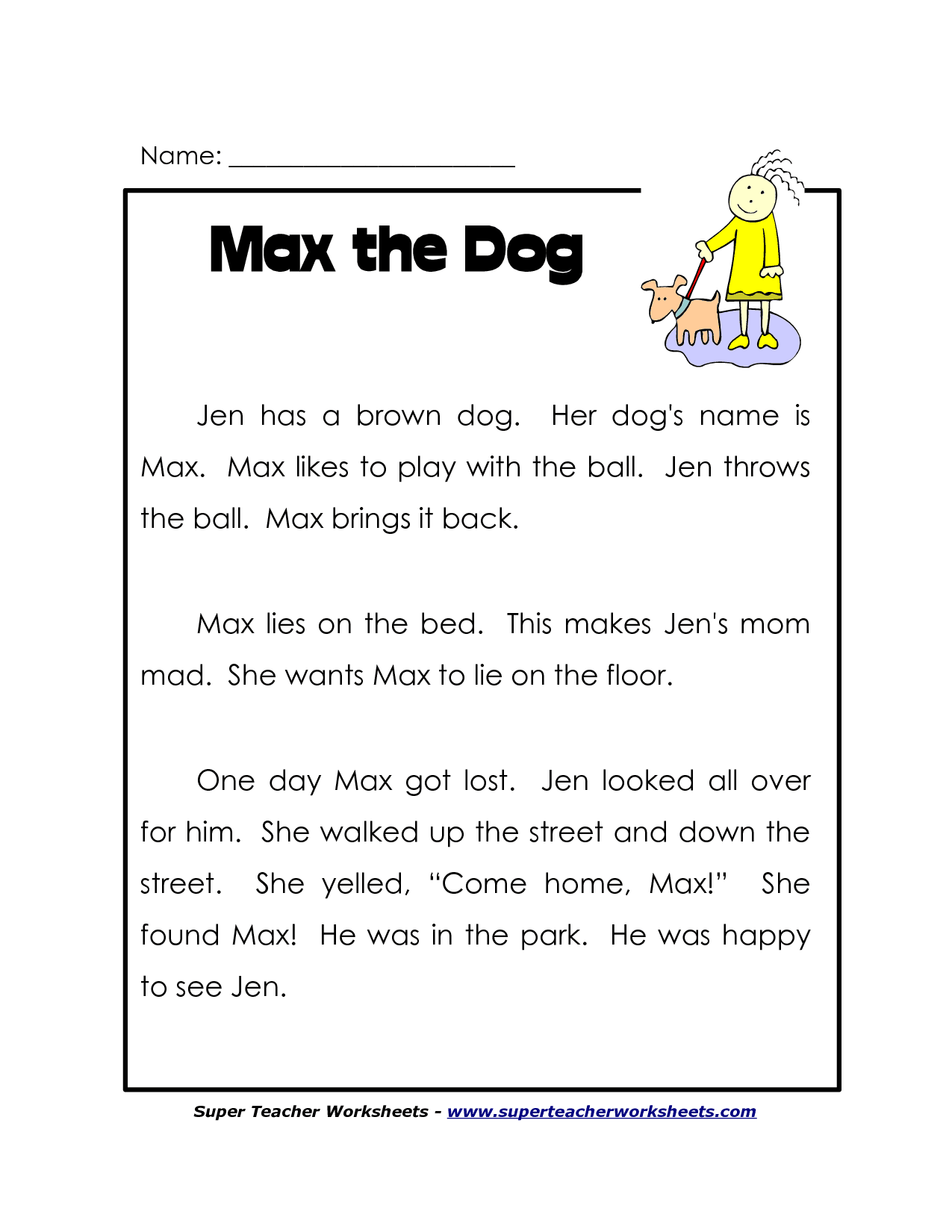 4th Grade Reading Comprehension Short Passages Worksheets Library