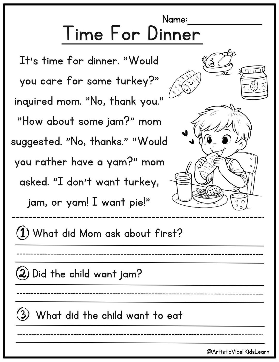 50 Kindergarten 1st Grade Reading Comprehension Passages Worksheets Sentences Reading Worksheet Fluency Worksheet English Learing Set 1 Etsy Australia