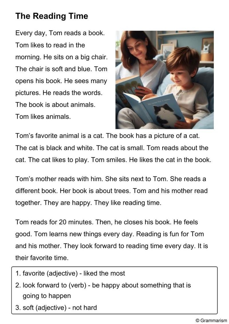 Simple Reading Comprehension Worksheets Free
