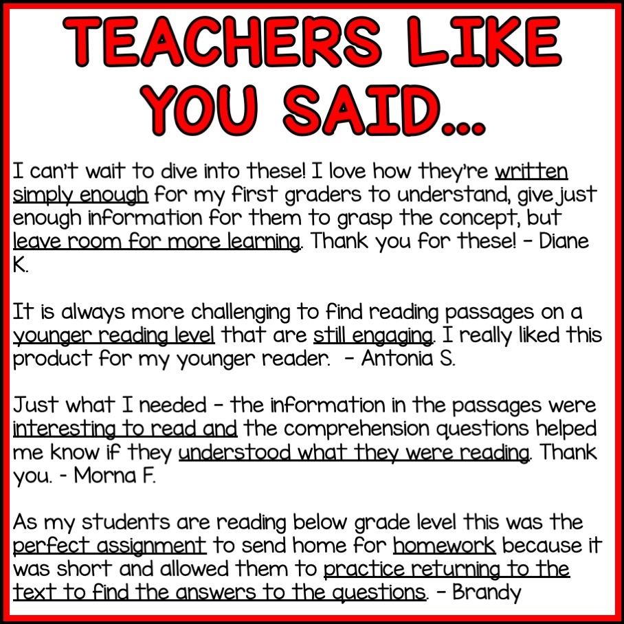 American Flag Reading Comprehension Worksheets