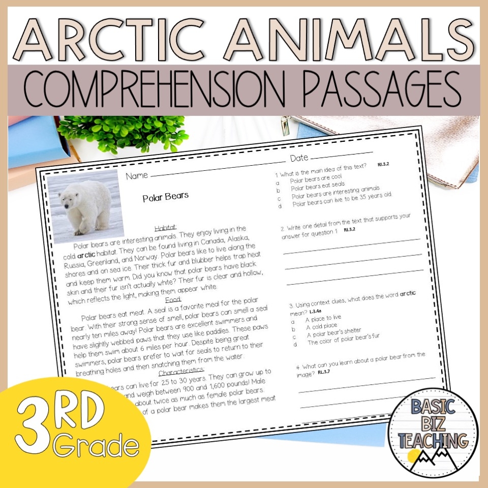 Animal Reading Comprehension Worksheets