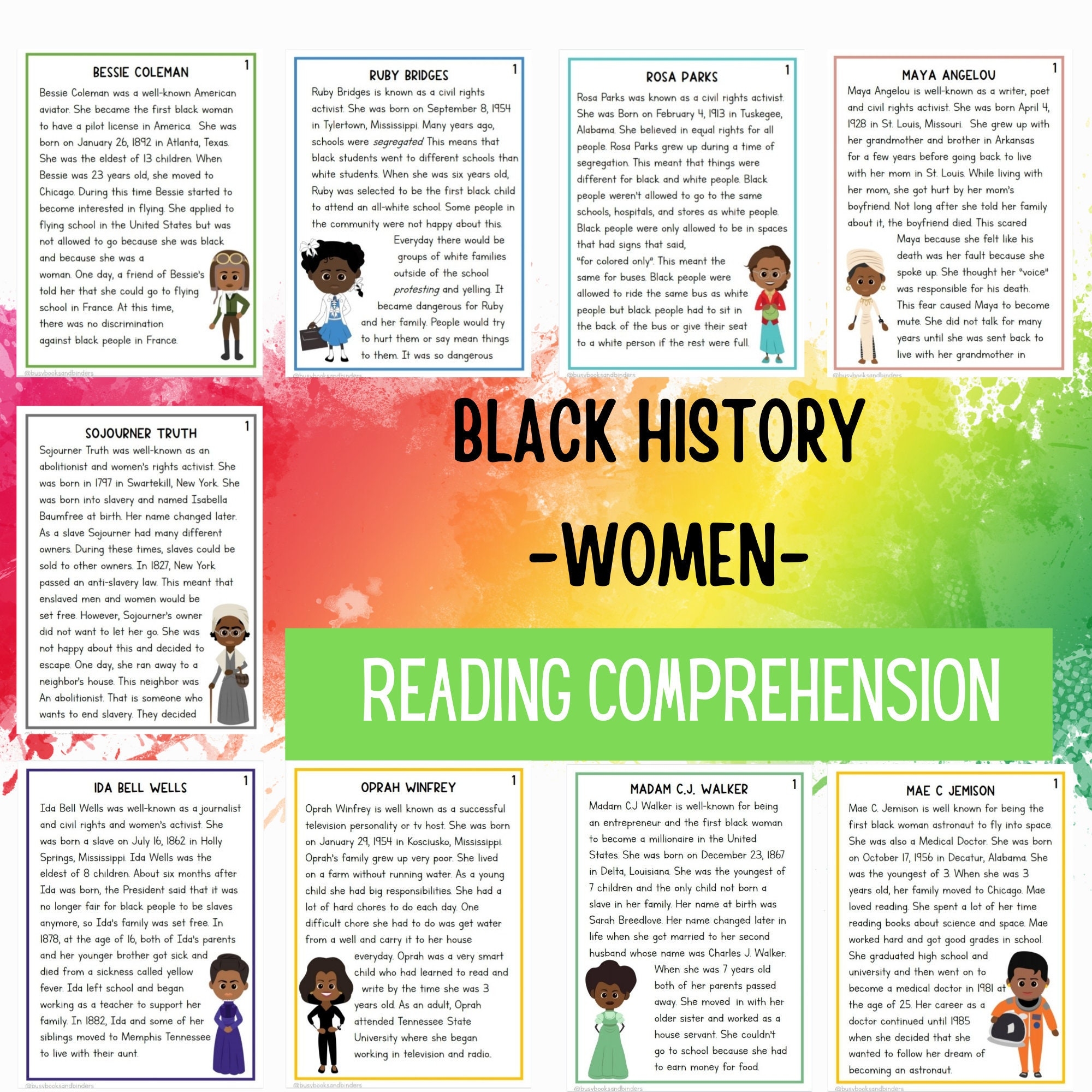Black History Month Activities Black History Worksheets 