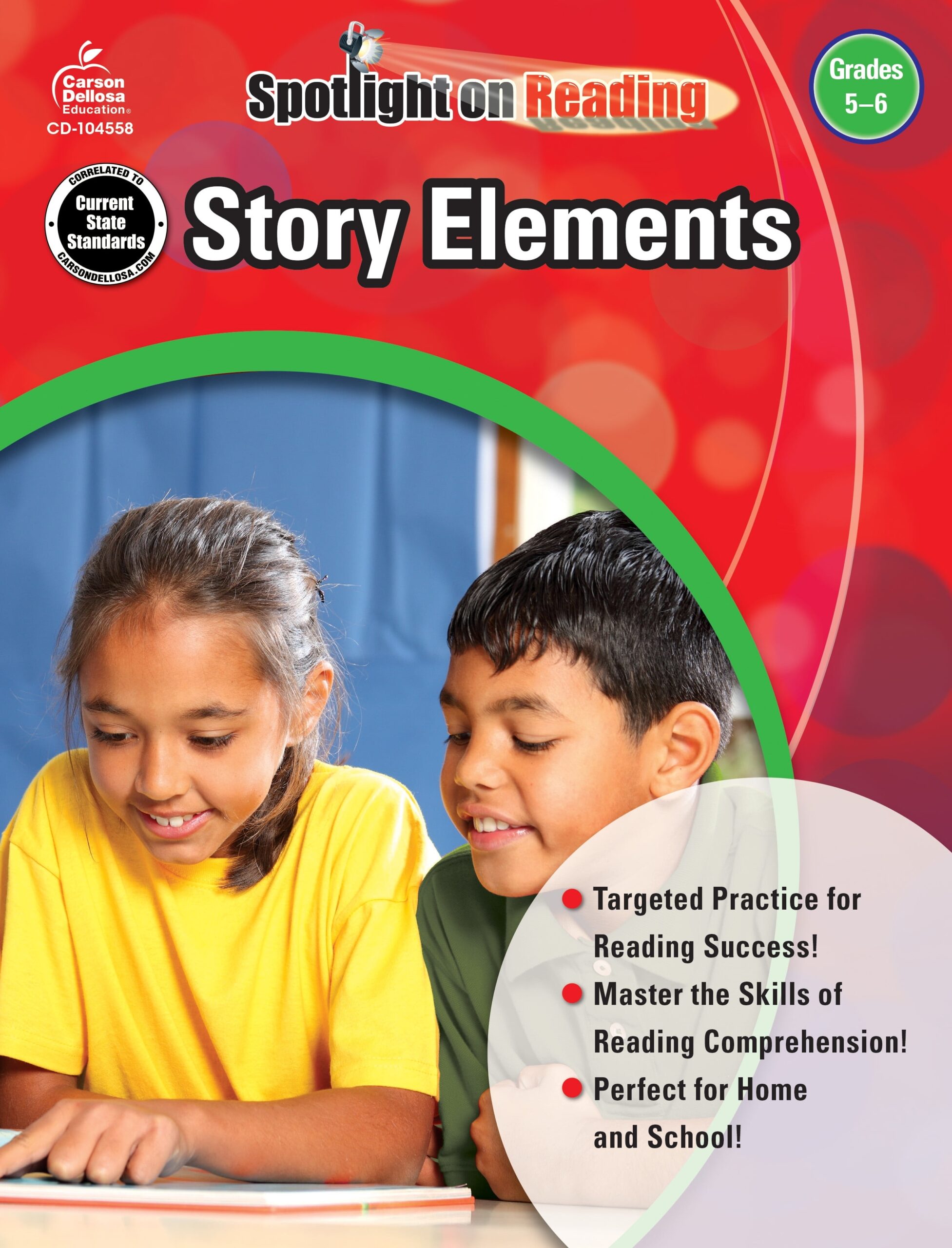 Carson Dellosa Spotlight On Reading Story Elements Resource Book 