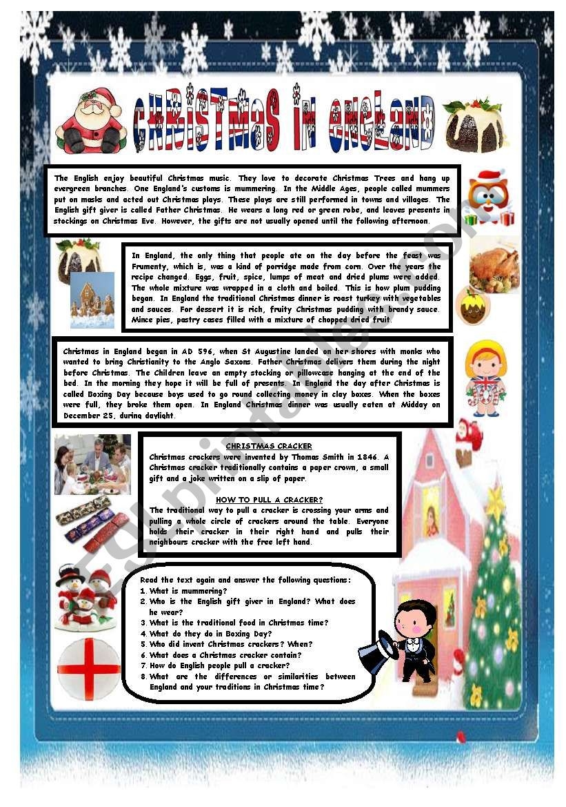 CHRISTMAS AROUND THE WORLD PART 4 ENGLAND Bu0026W VERSION 