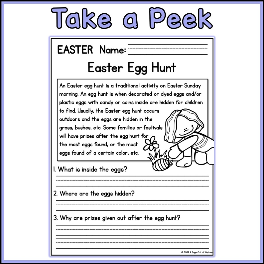 Holiday Reading Comprehension Worksheets