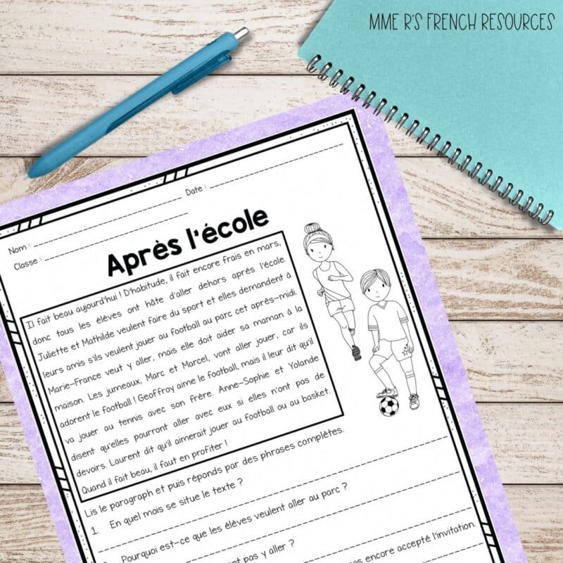 Effective French Reading Practice For All Levels Mme R s French Resources