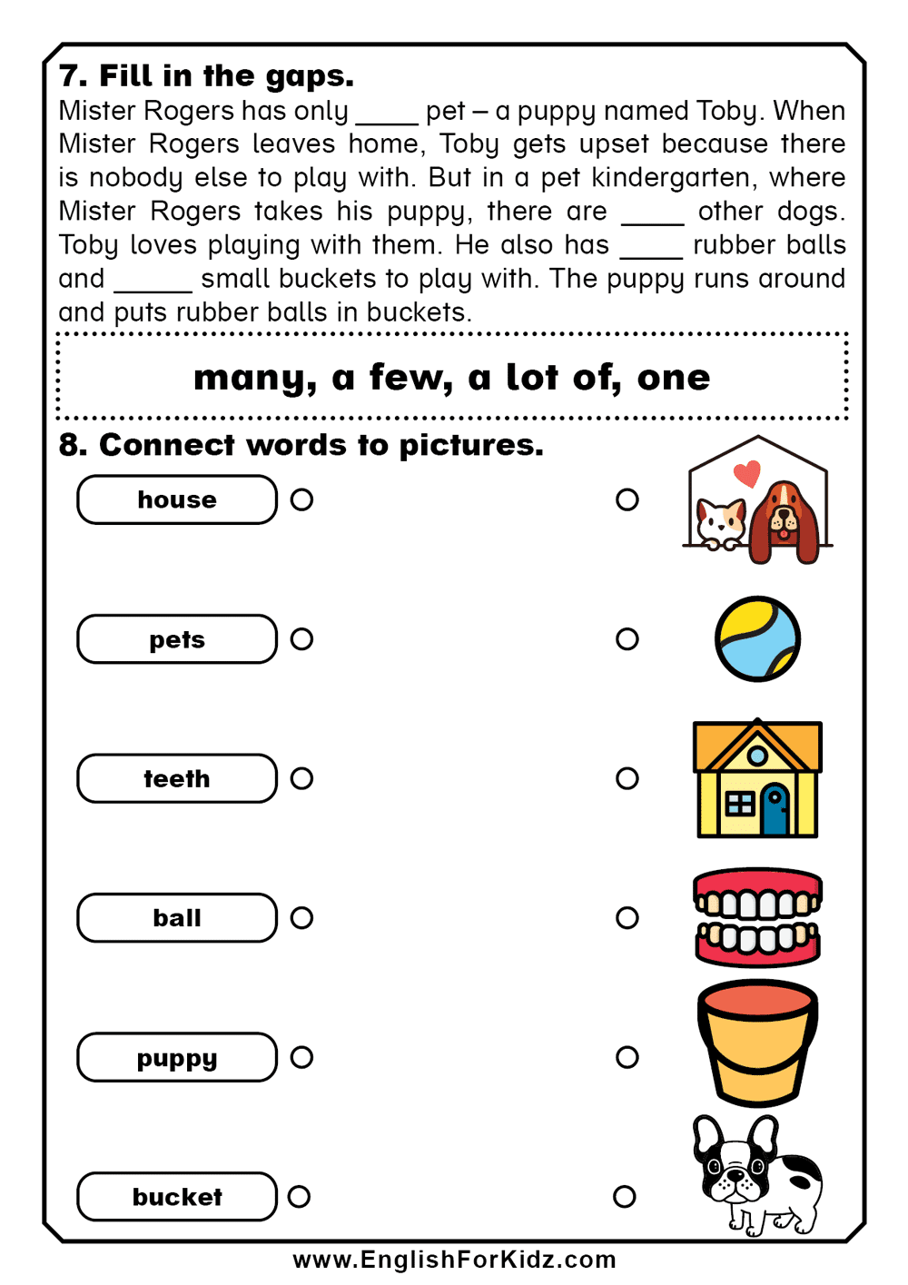 Little Worksheets Reading Comprehension