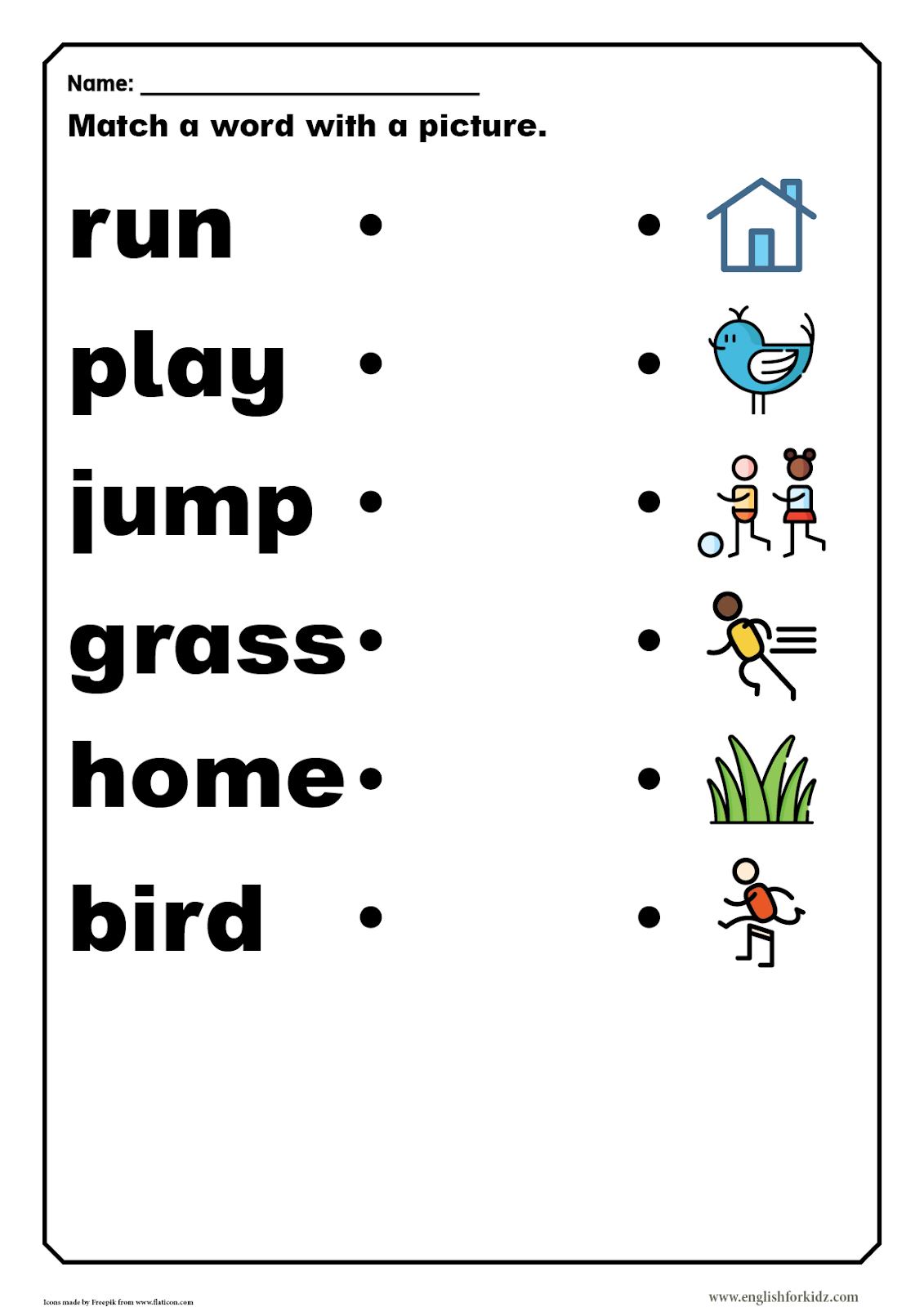 English For Kids Step By Step Sight Words Reading Passages And Worksheets Pre Primer 