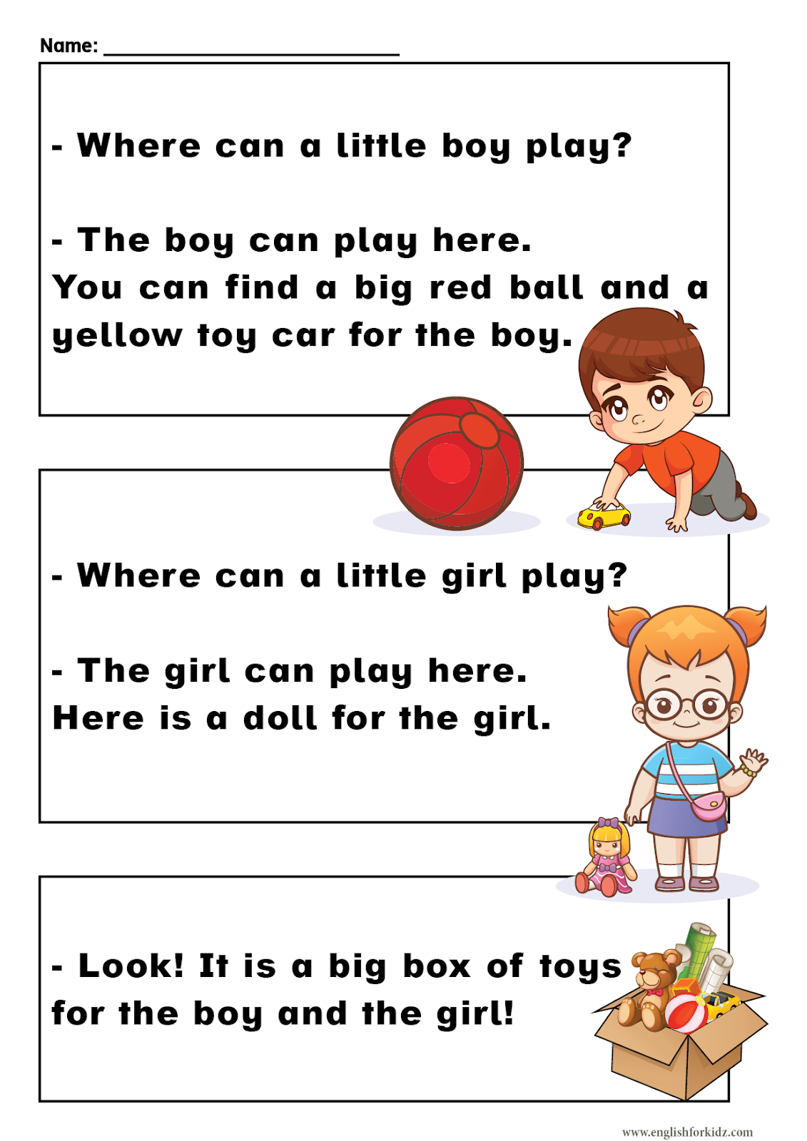English For Kids Step By Step Sight Words Reading Passages And 