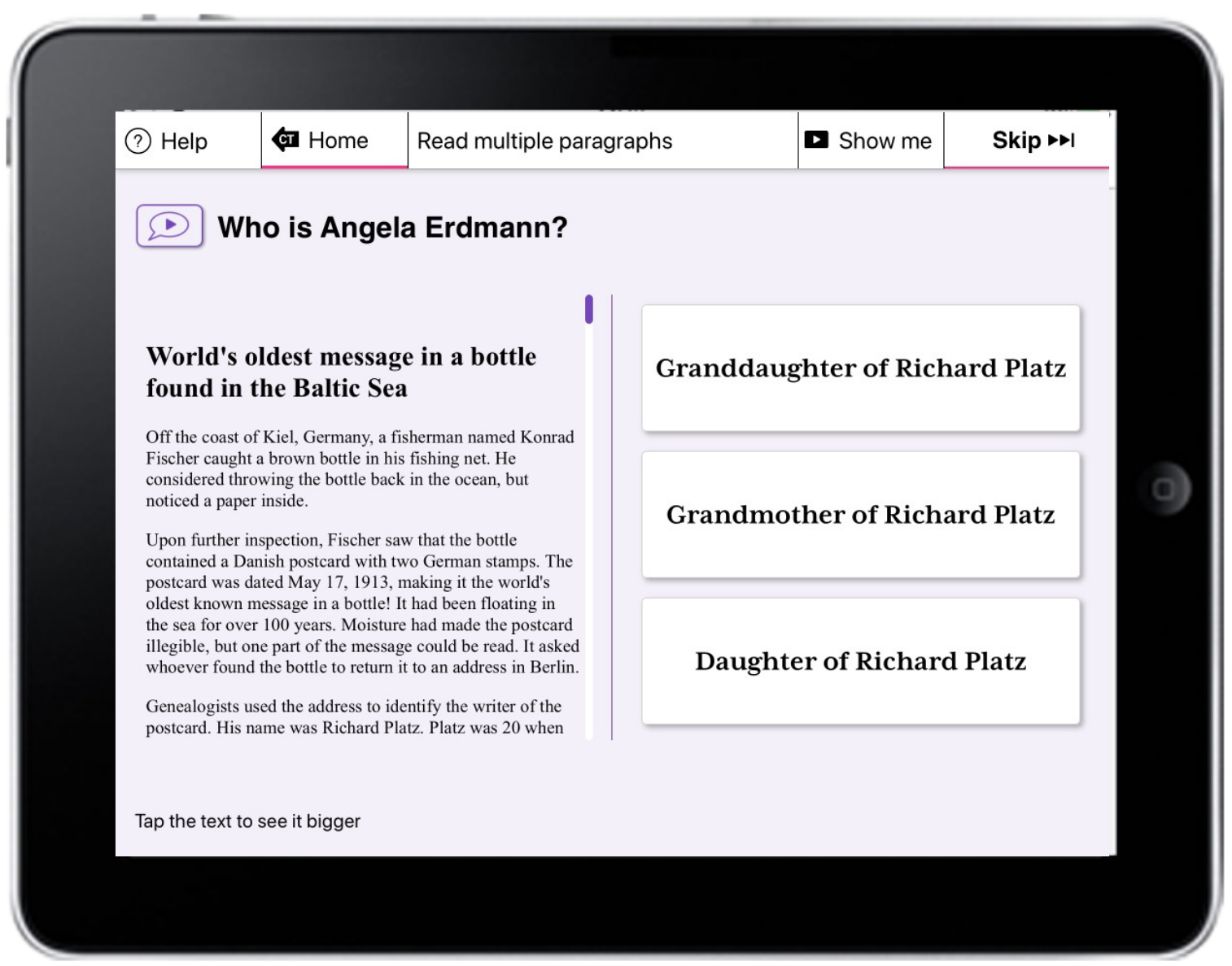 Reading Comprehension Aphasia Worksheets