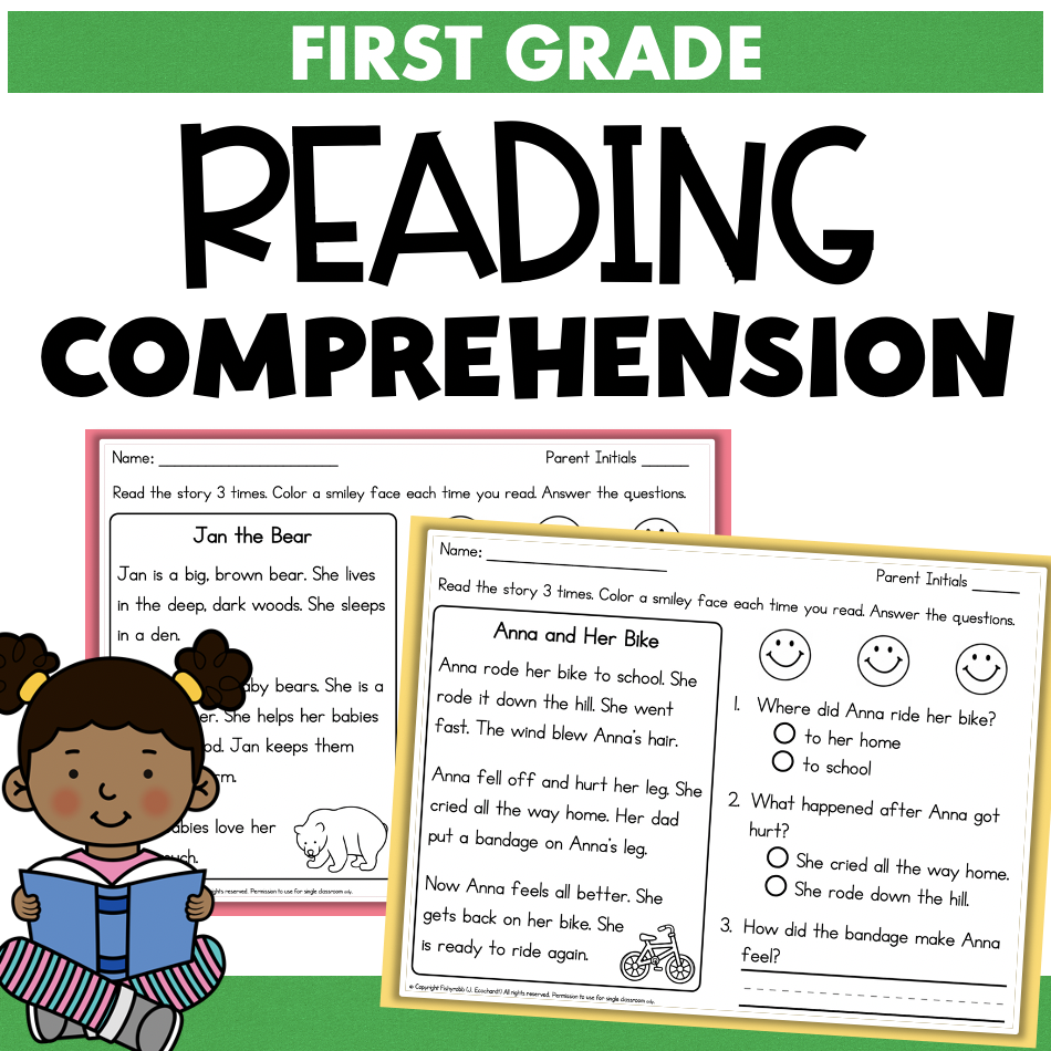 Reading Comprehension Worksheets For First Graders