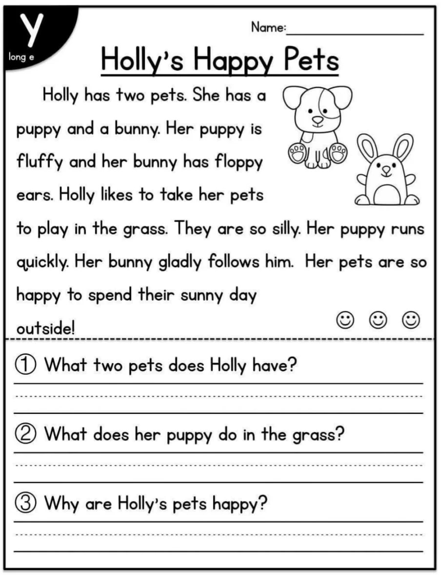 3rd Grade Reading Worksheets Free Printable