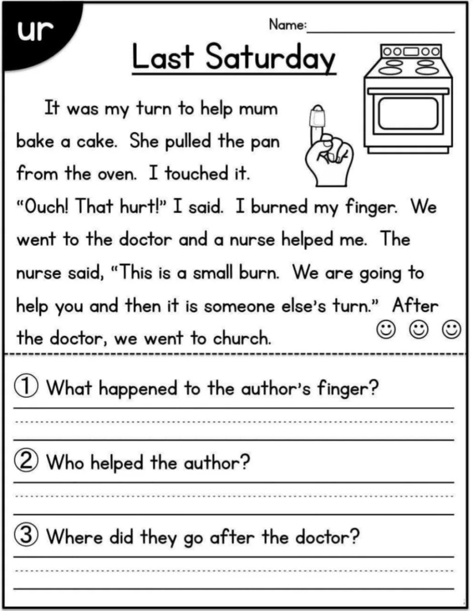Free Printable Reading Worksheets K-2