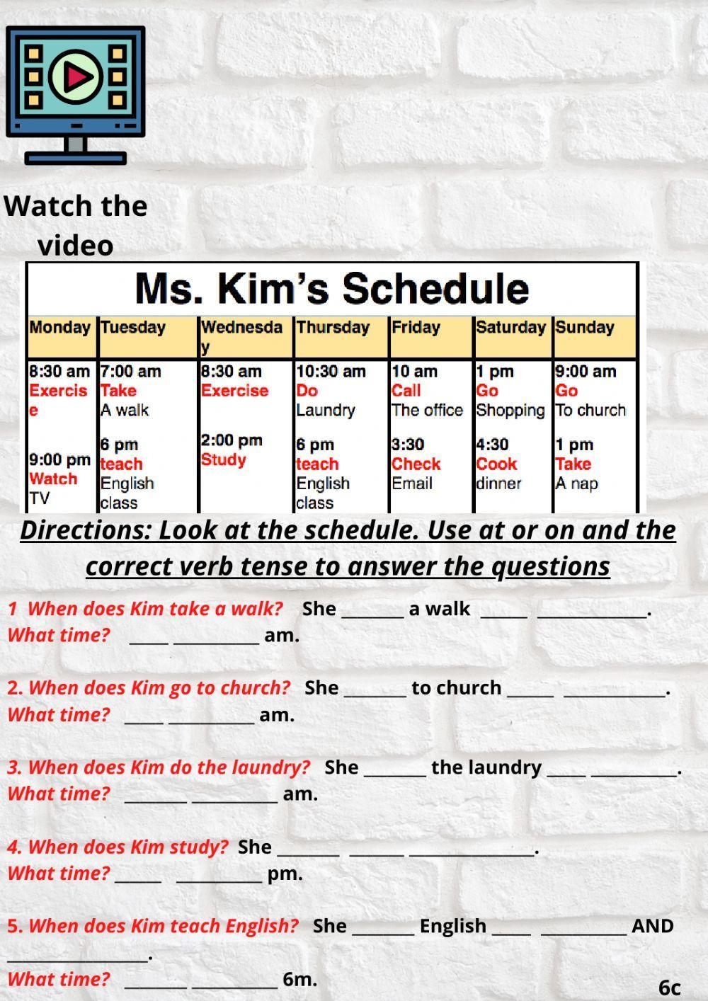 Free Reading A Schedule Worksheet Download Free Reading A Schedule Worksheet Png Images Free Worksheets On Clipart Library