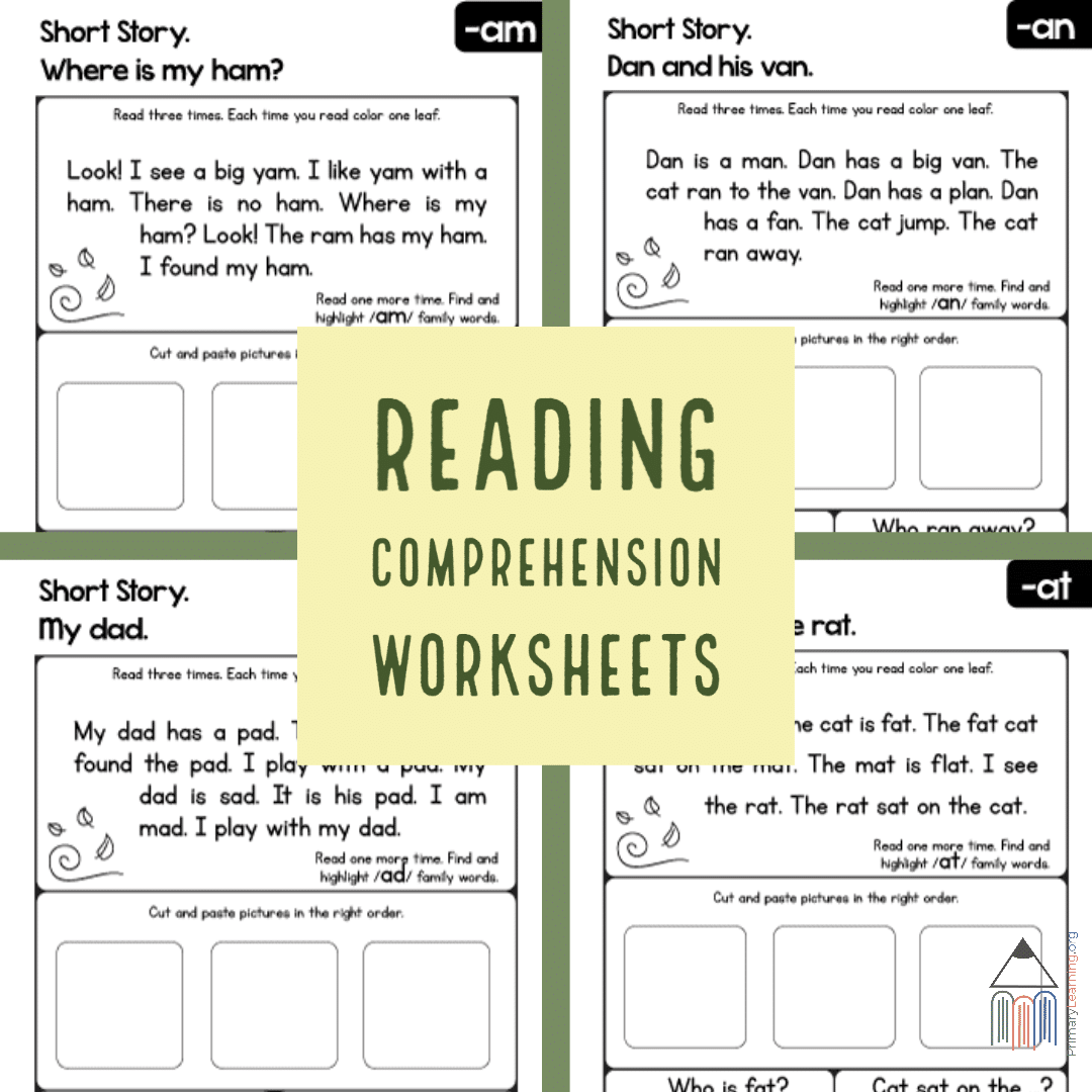 Reading Comprehension Worksheets For Dyslexia