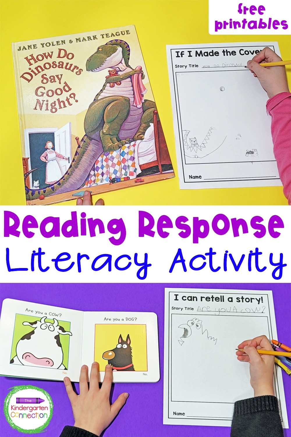 Reading Response Kindergarten Worksheets Free