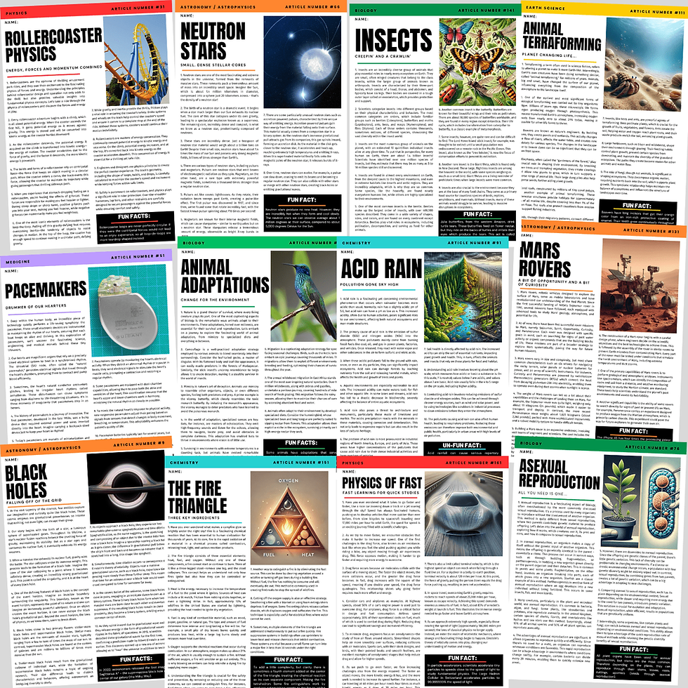 Get 10 Science Reading Comprehension Worksheets For Free