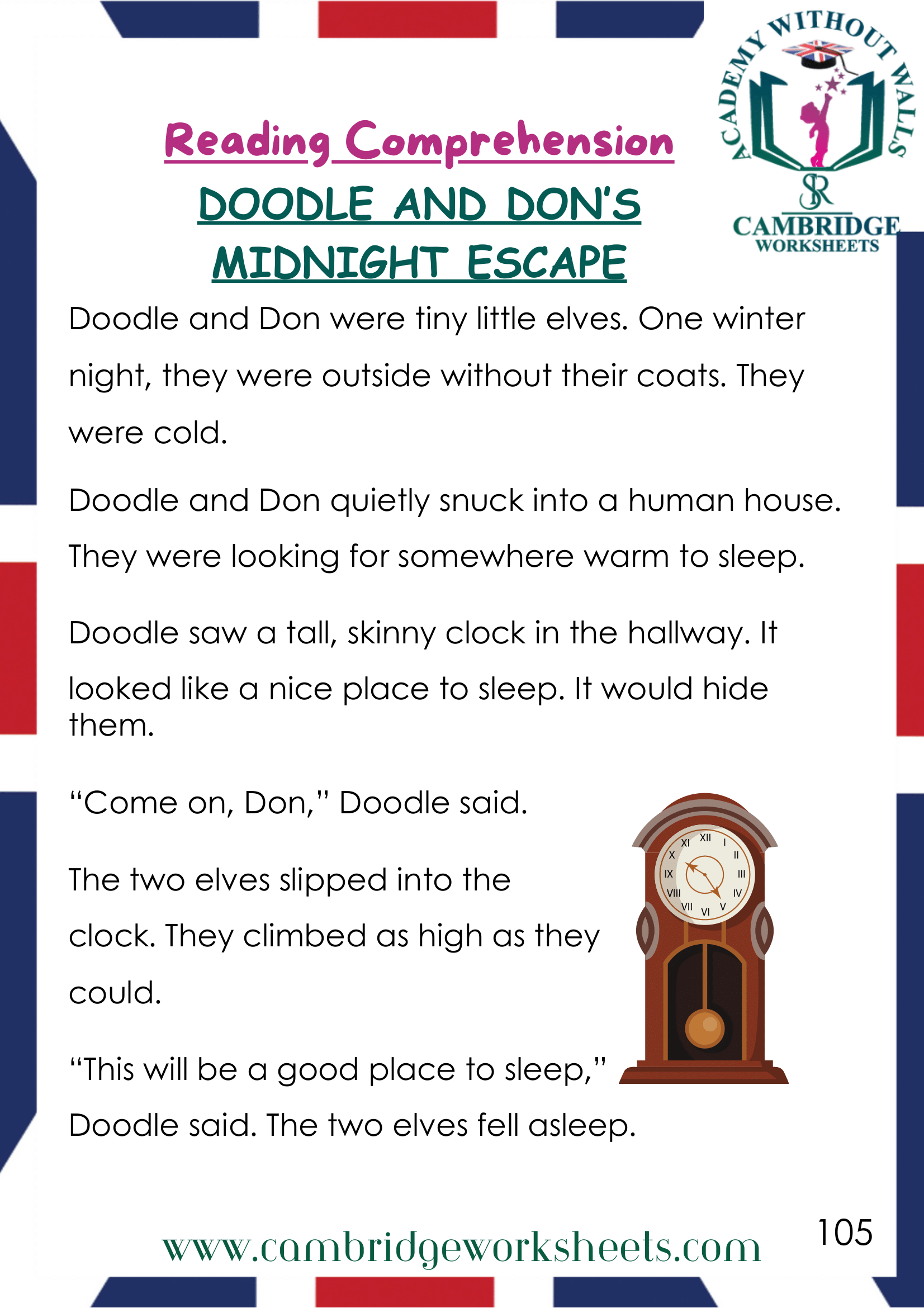 Problem Solving Reading Comprehension Worksheets