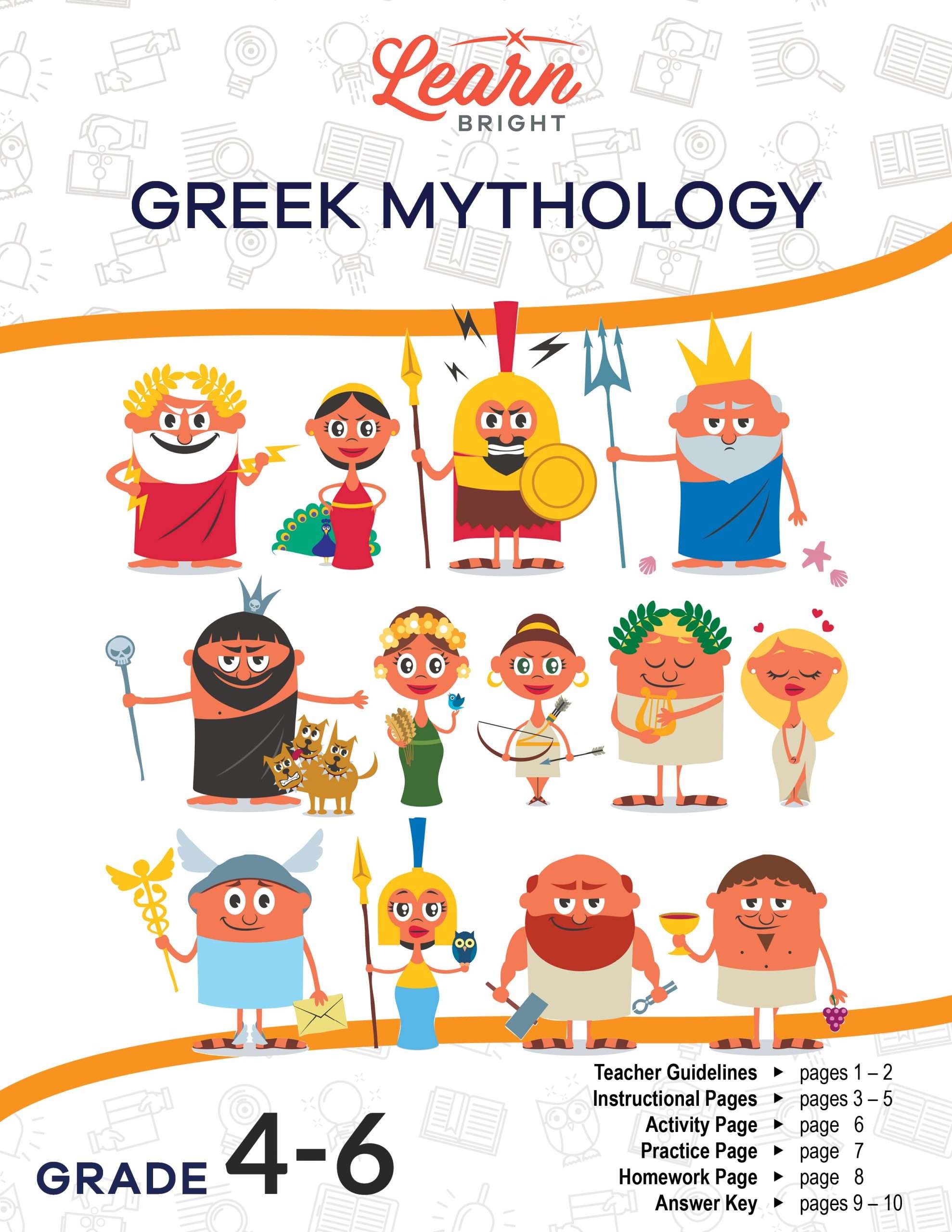 Greek Mythology Reading Comprehension Worksheets Free