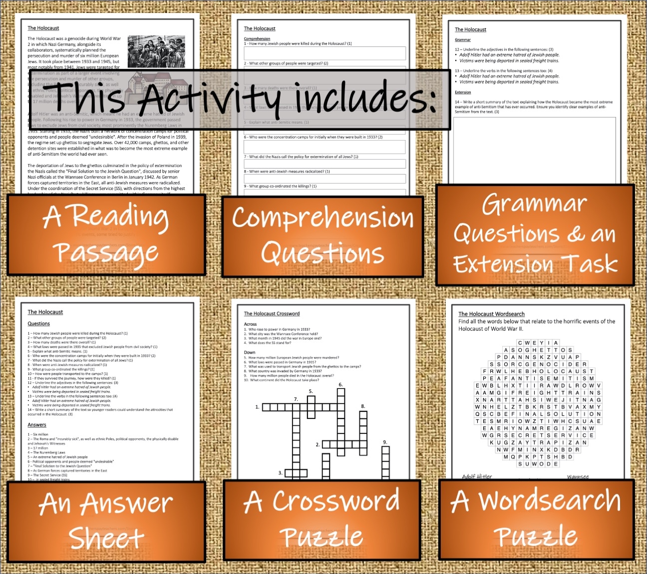 Holocaust Of World War II Close Reading Comprehension 5th Grade U0026 6th Grade Made By Teachers