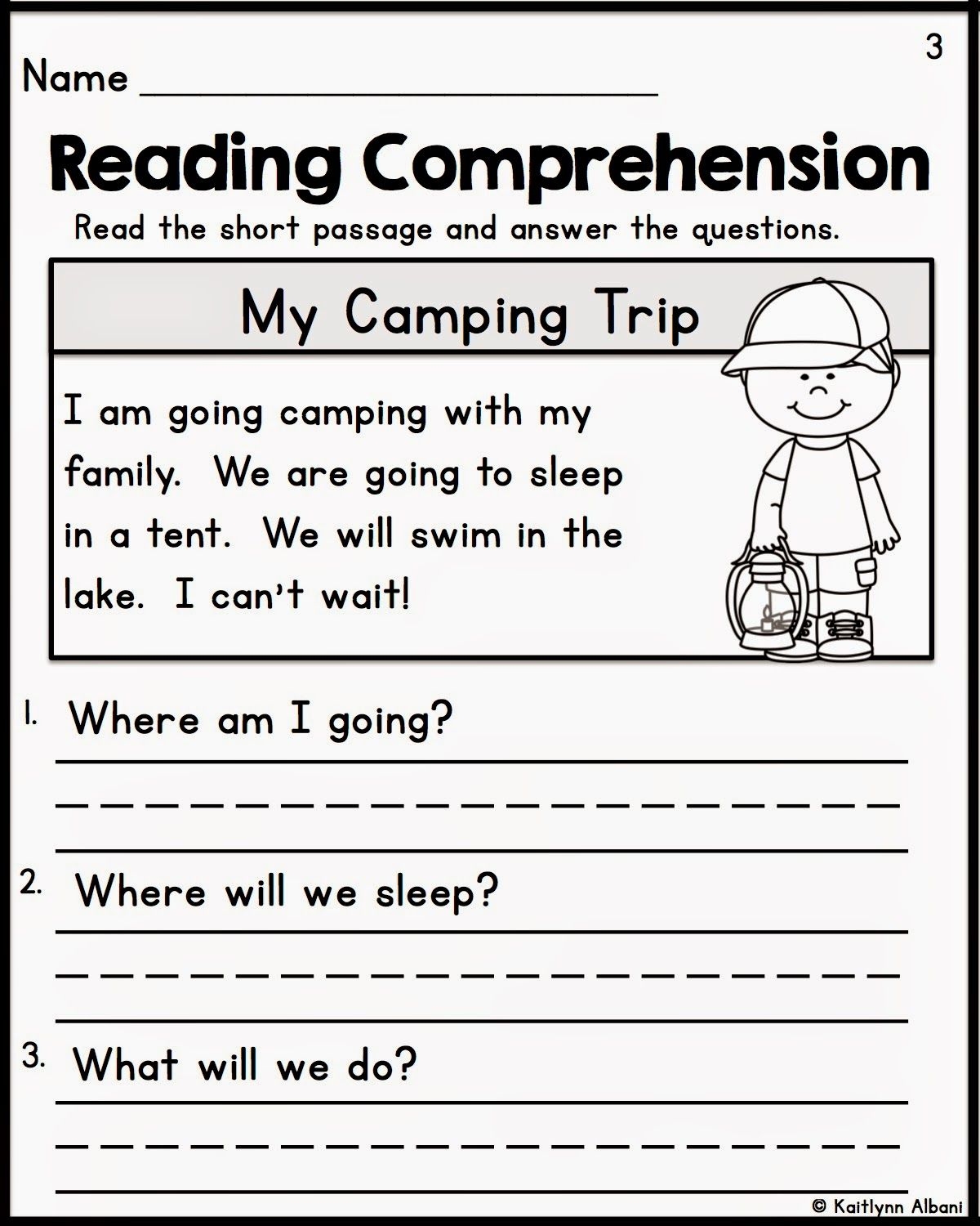 Kindergarten At Word Family Reading Comprehension KidzeZone Worksheets Library