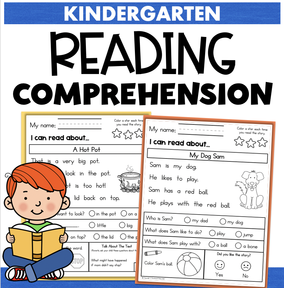 Reading Comprehension For Kindergarten Free Worksheets