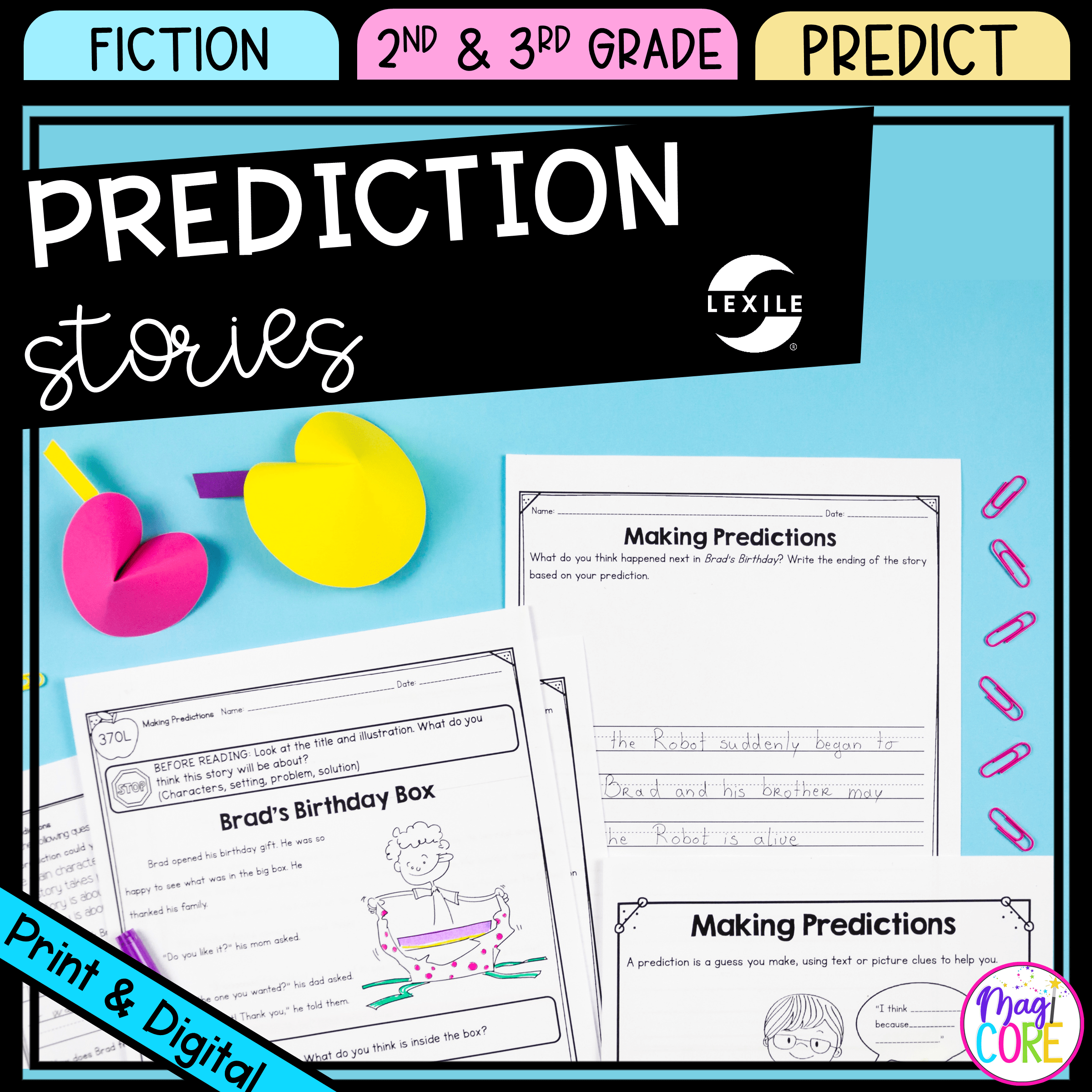 Making Predictions 2nd U0026 3rd Grade Reading Comprehension Passages Unit Worksheets Library
