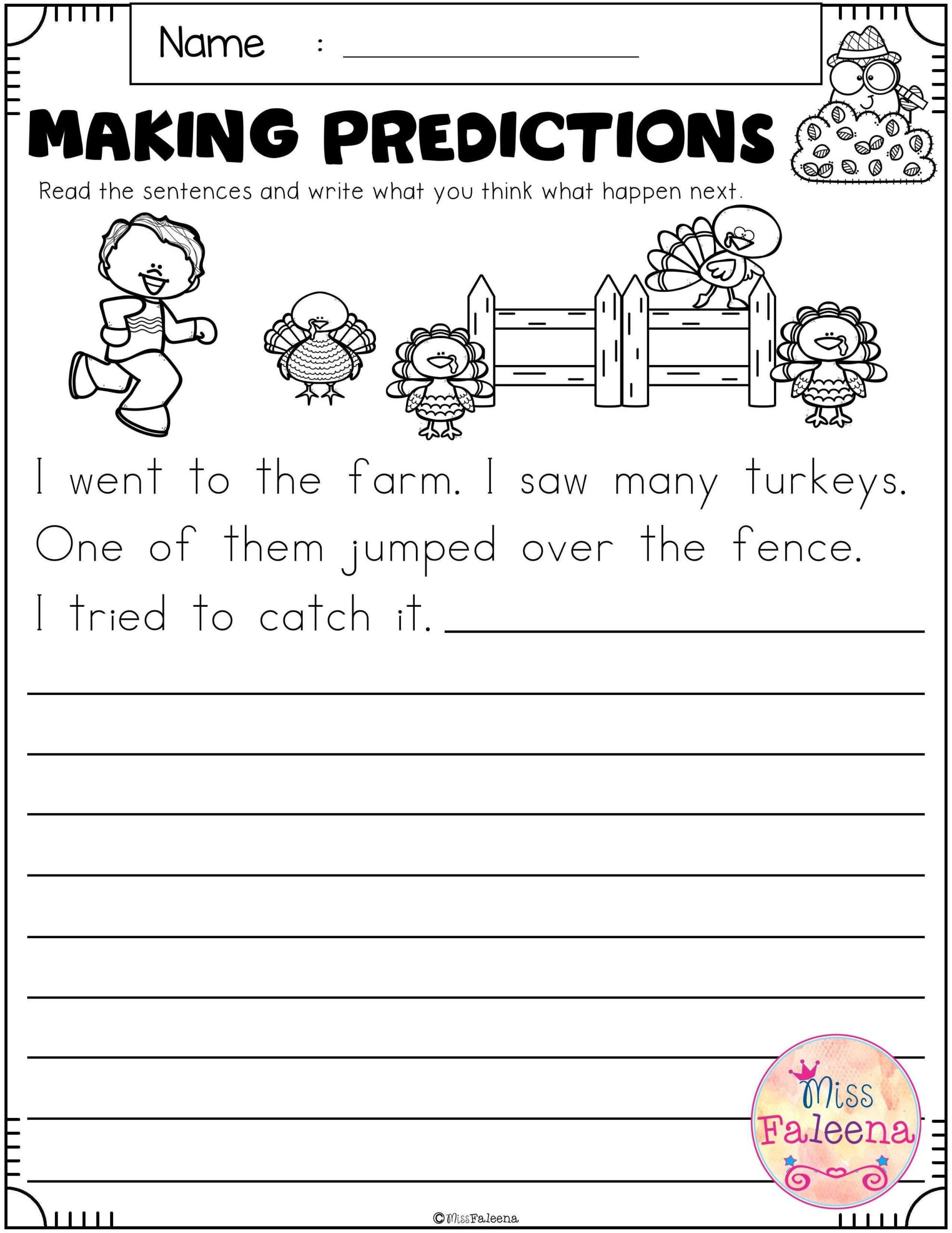 Making Predictions Worksheets Worksheets Library