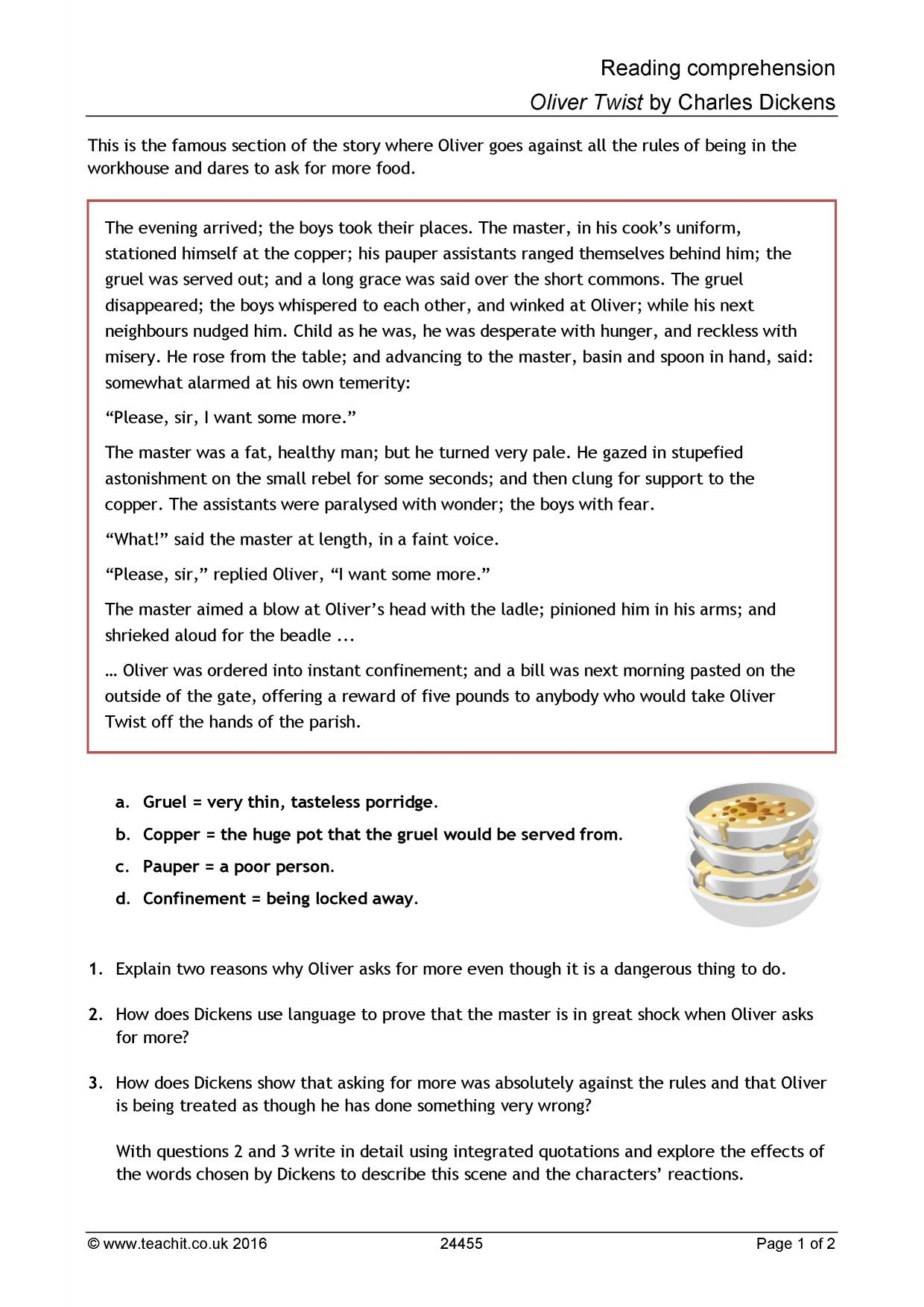 Free Printable Reading Comprehension Worksheets Ks1