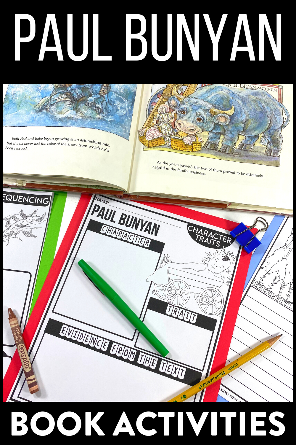 Paul Bunyan Book Activities