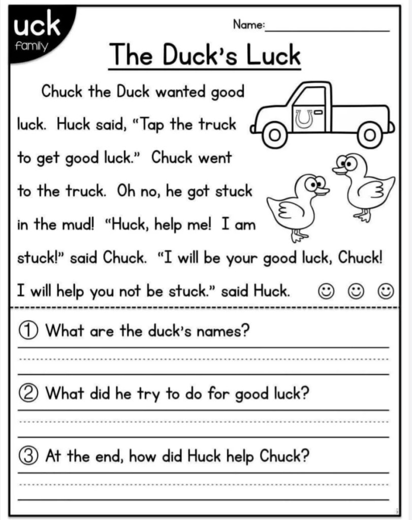 Preschool Reading Worksheets Worksheets Library