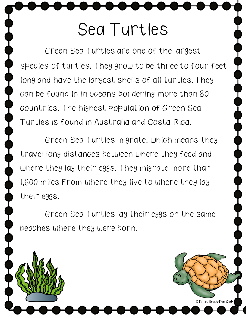 Printable Ocean Reading Comprehension Bundle Made By Teachers