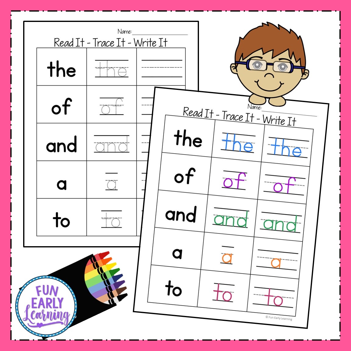 Kindergarten Reading Worksheets Sight Words Pdf