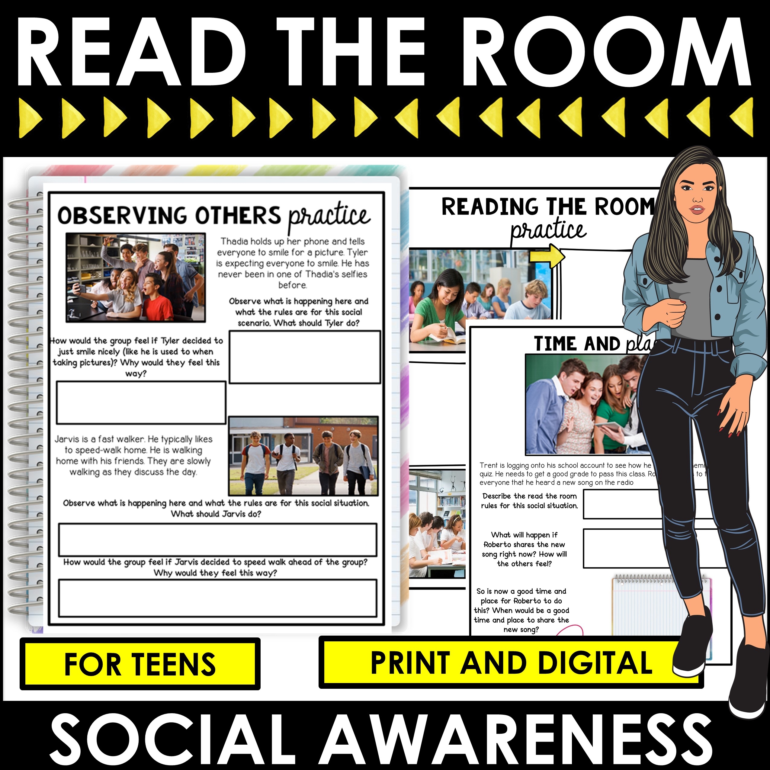 Read The Room Social Skills Activities For Social And Situational Awareness SEL