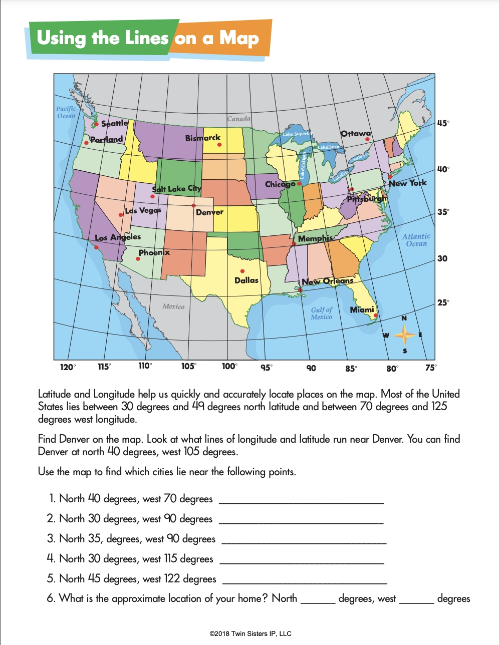 Free Printable Reading Maps Worksheets