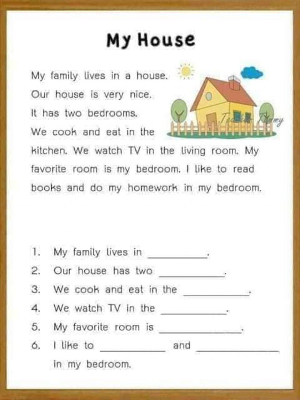 Reading Comprehension For Kids Interactive Worksheet Live Worksheets Worksheets Library