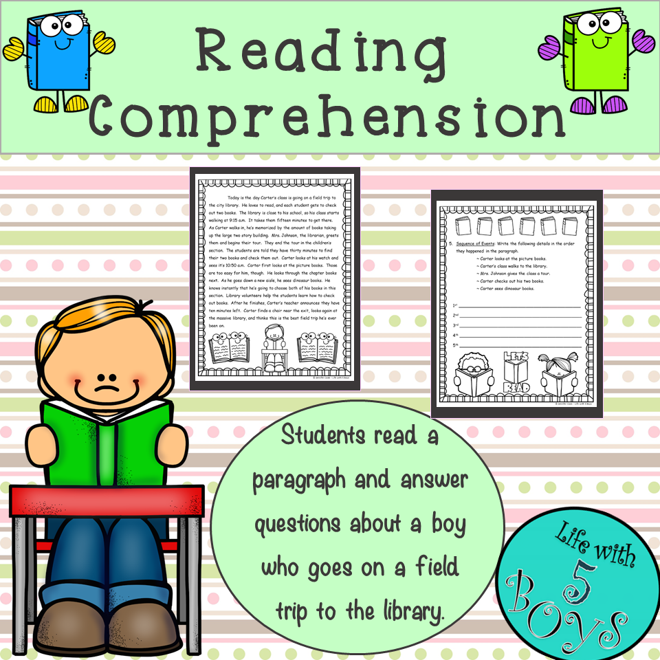 Reading Comprehension And Questions Worksheets
