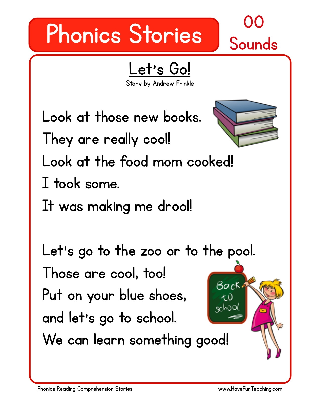 Free Printable Pre K Reading Worksheets