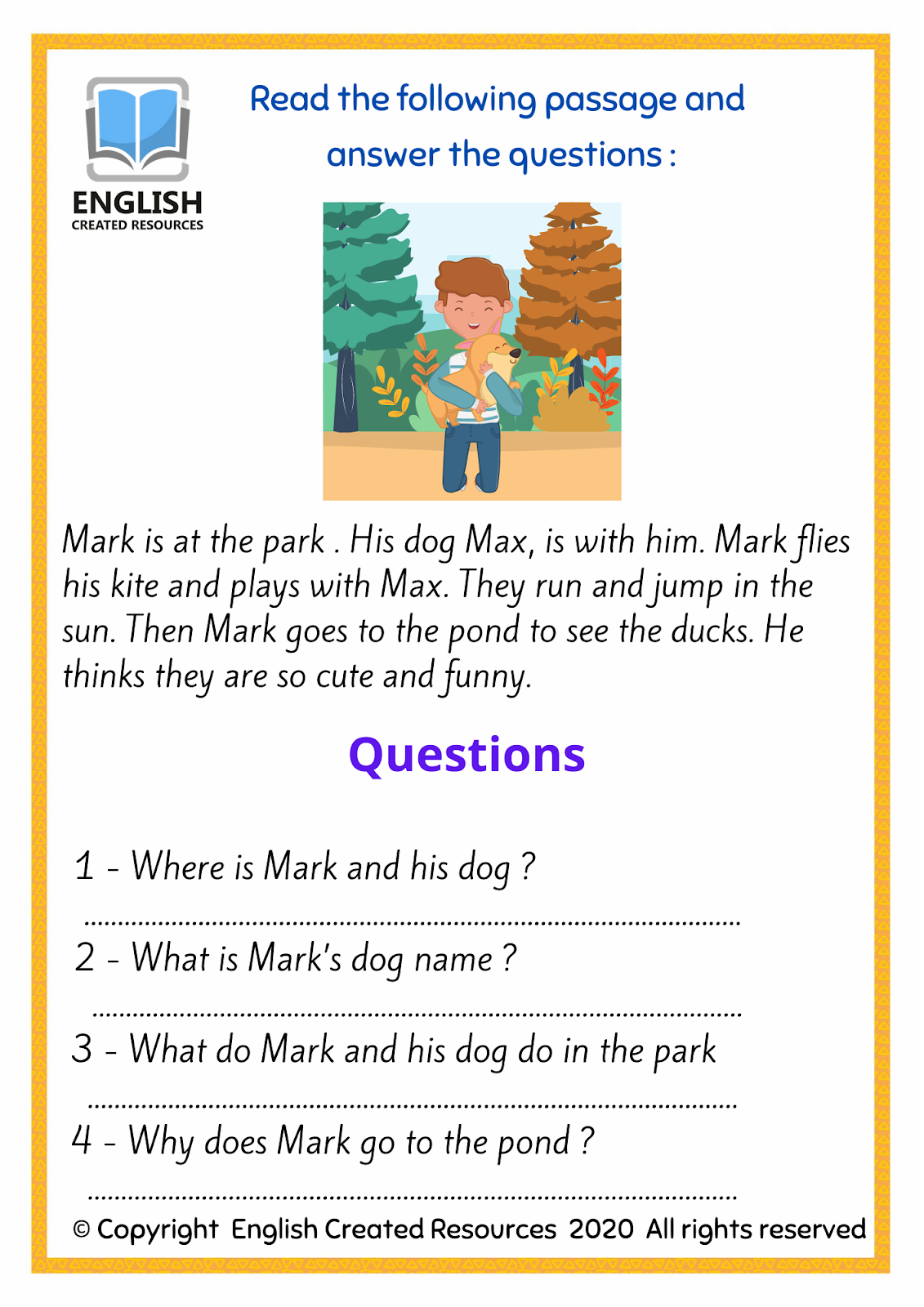 Worksheets To Help With Reading Comprehension