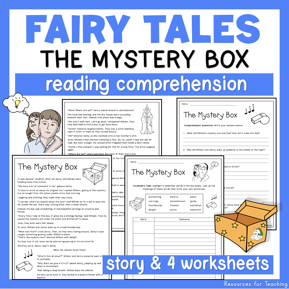 Short Answer Reading Comprehension Worksheets