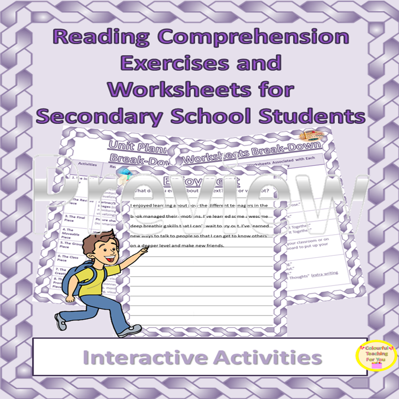 Reading Comprehension 8th Grade Worksheets