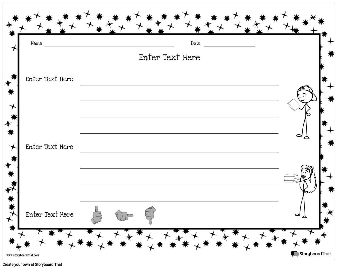 Reading Response Worksheets Customizable Templates