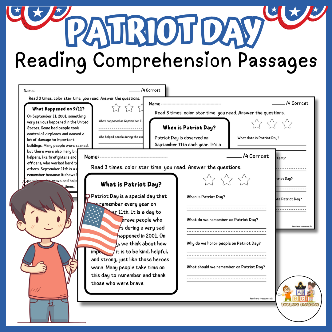 September 11th Reading Comprehension Worksheets Pdf