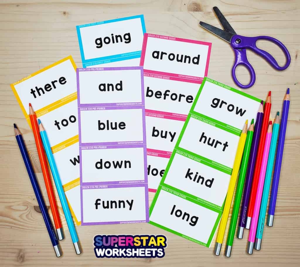 Printable Flashcard For Preschool Reading