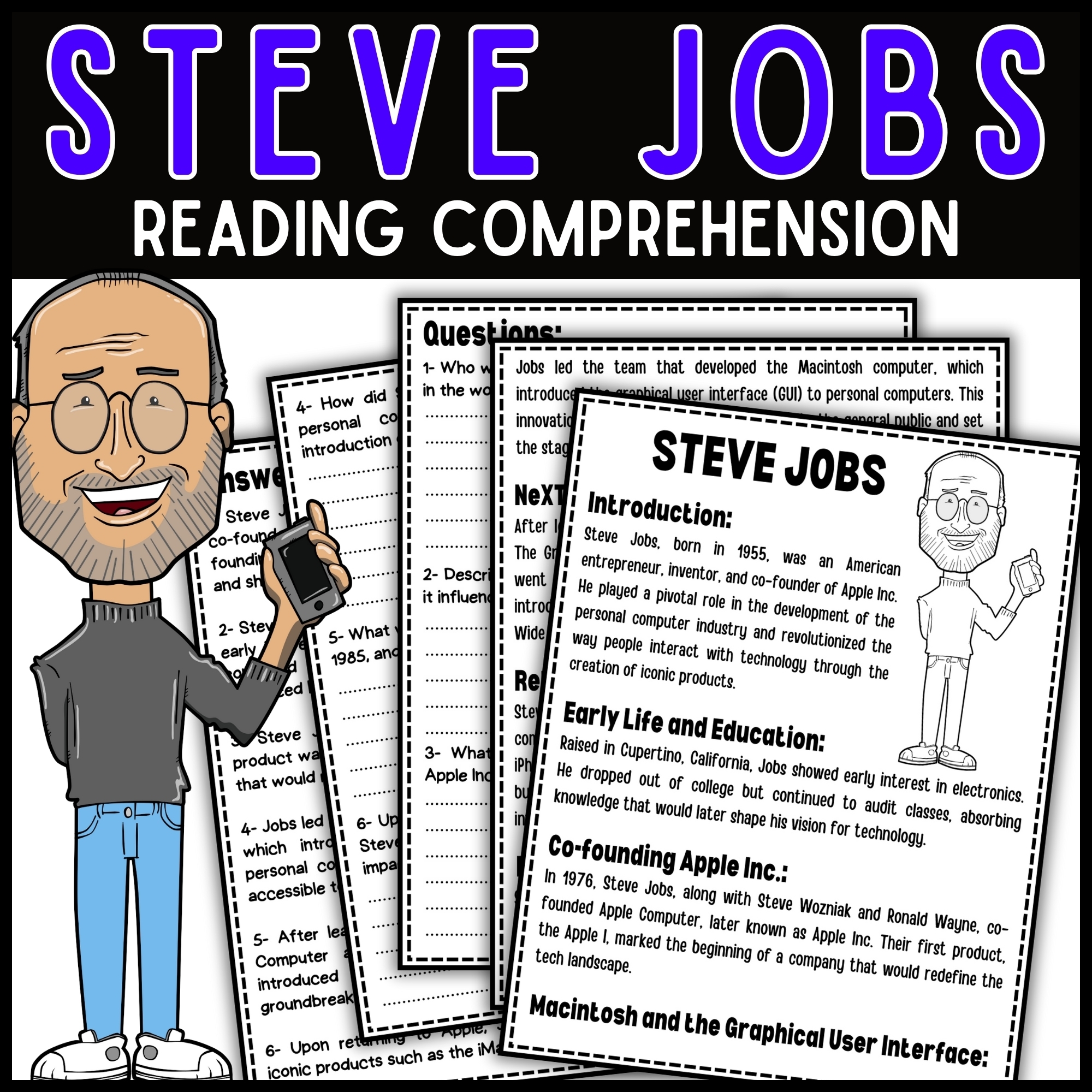 Reading Comprehension Worksheets About Jobs
