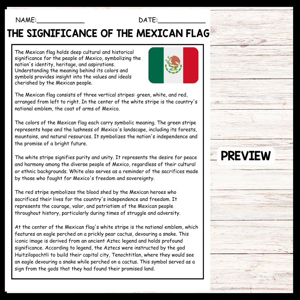 THE SIGNIFICANCE OF THE MEXICAN FLAG
